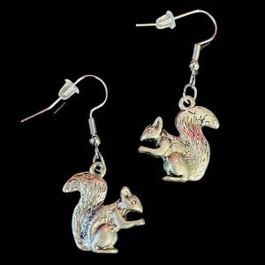 Dangling Squirrel Earrings (plus Bonus!)